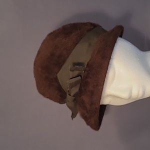 Vintage Mystere Original Ken Blair Exclusive Brown Fur Cloche Hat